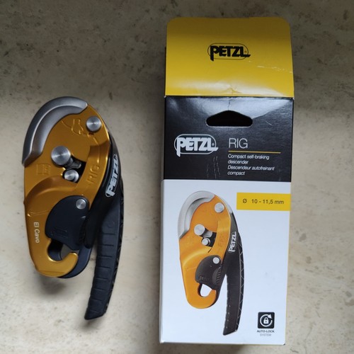 Petzl rig gelb auffanggerät - petzl, rig,